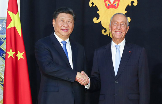 习近平同葡萄牙总统德索萨举行会谈